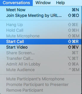 skype for business preview mac